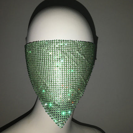 Metallic Mesh Party Mask – Elegant European Style