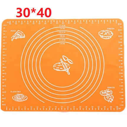 Silicone Baking Mat for Pastry Rolling with Measurements Pastry Rolling Mat, Reusable Non-Stick Silicone Baking Mat