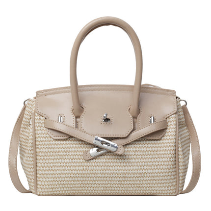 Riviera Bloom: French Straw Crossbody – Summer Edition